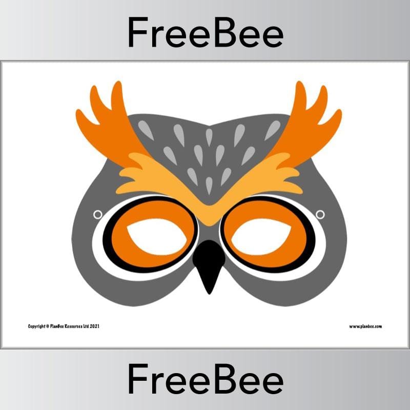 FREE Halloween Masks by PlanBee