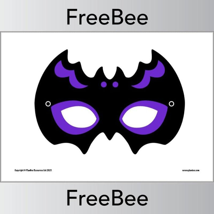 FREE Halloween Masks by PlanBee