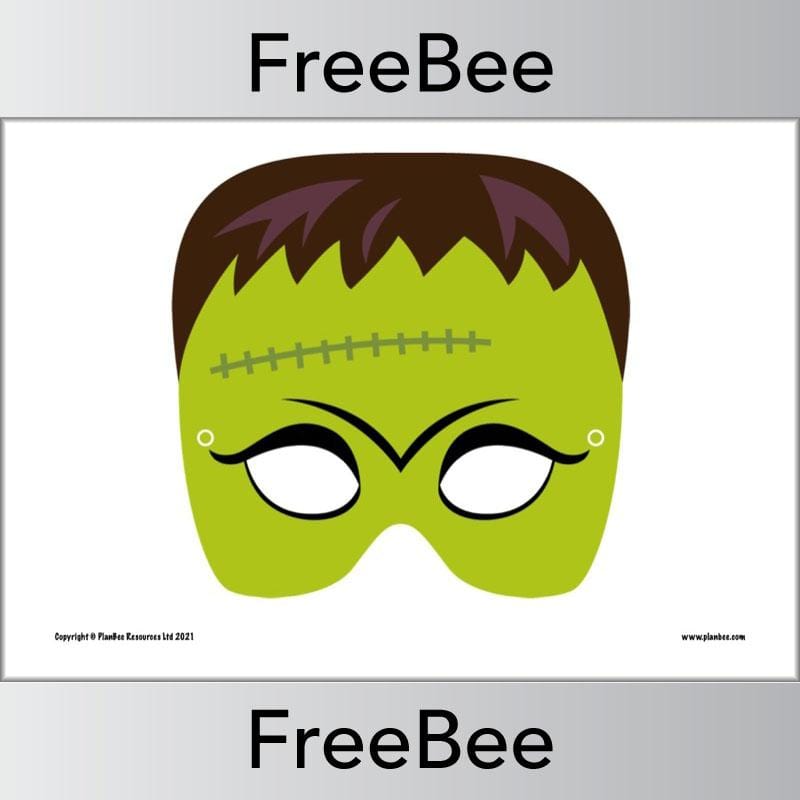 FREE Halloween Masks by PlanBee