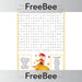 PlanBee FREE Halloween Word Search created by PlanBee