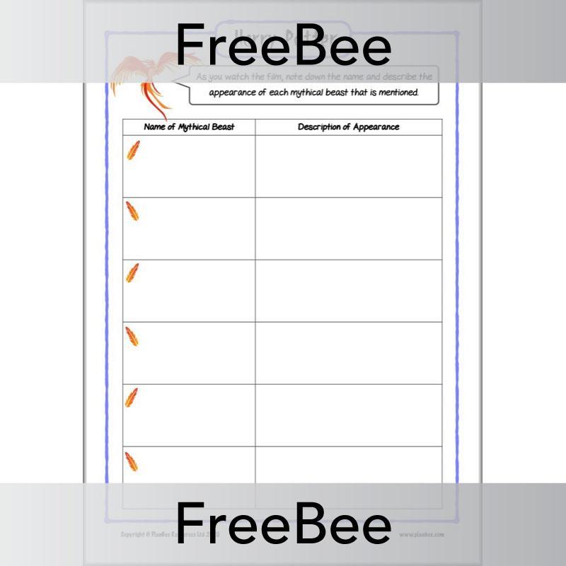 Harry Potter Activity Sheets Free PDF Resource by PlanBee