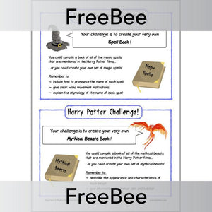 Harry Potter Activity Sheets Free PDF Resource by PlanBee