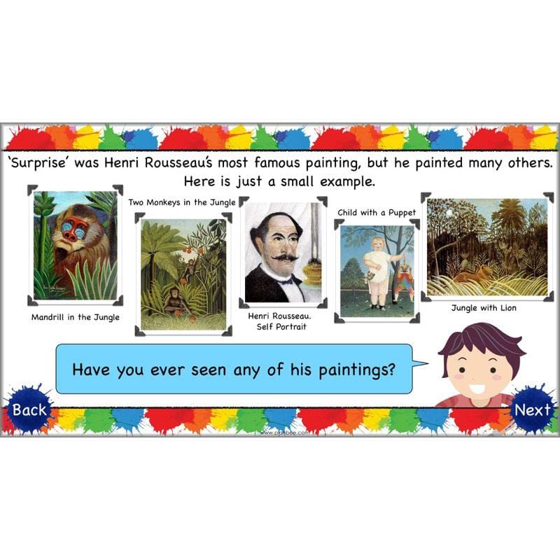 PlanBee Henri Rousseau KS1 Art Lessons created by PlanBee