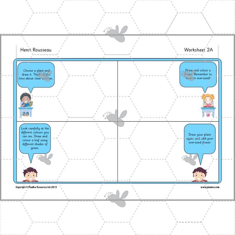 PlanBee Henri Rousseau KS1 Art Lessons created by PlanBee