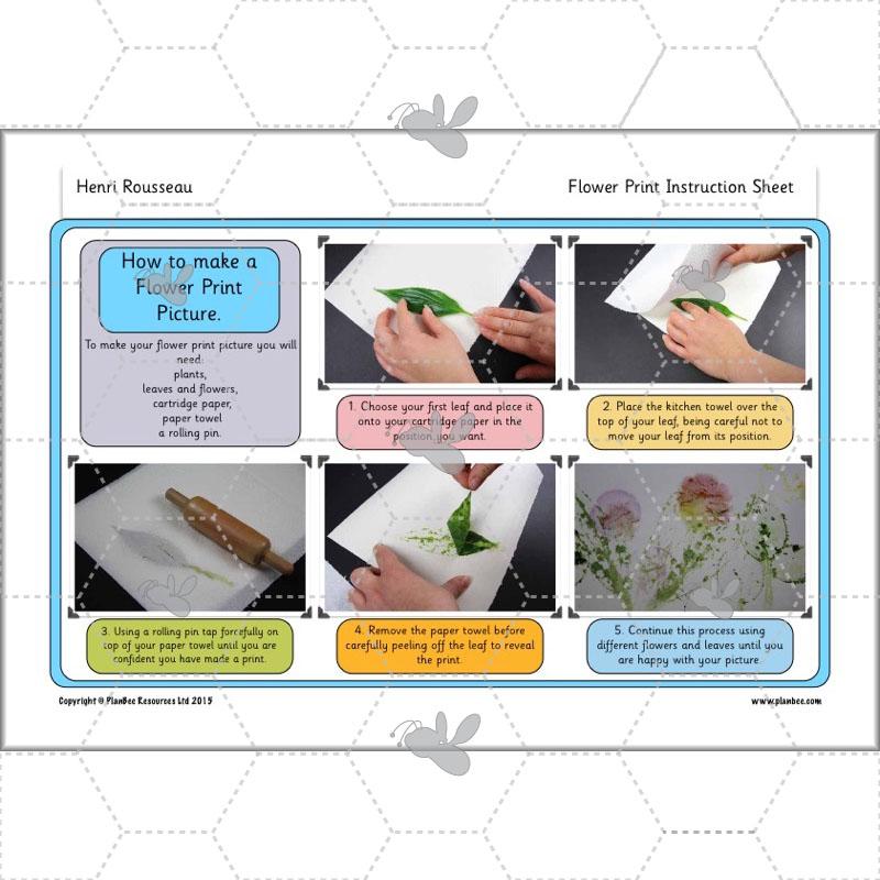 PlanBee Henri Rousseau KS1 Art Lessons created by PlanBee