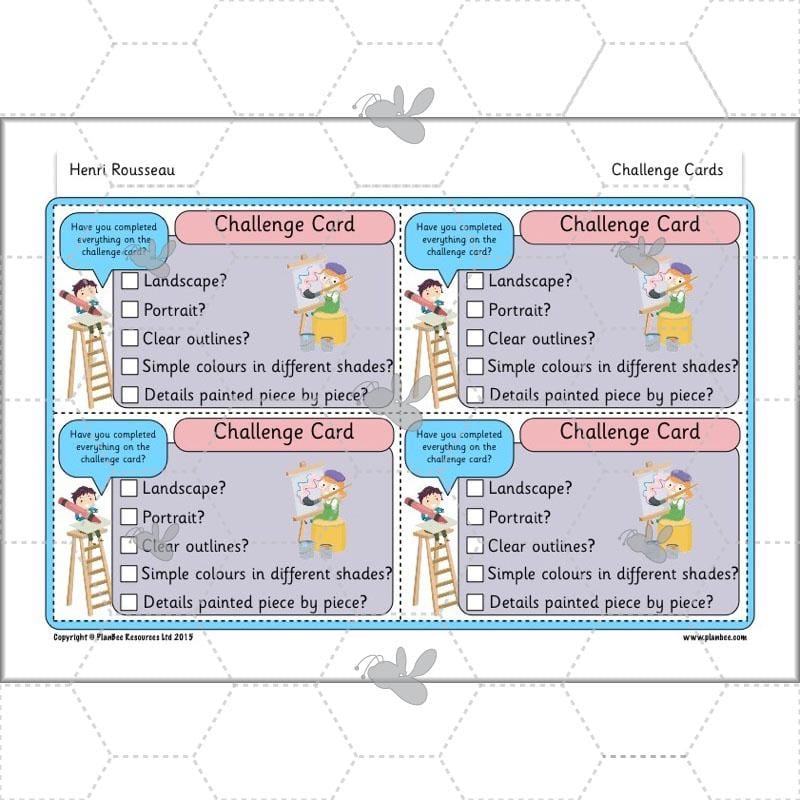 PlanBee Henri Rousseau KS1 Art Lessons created by PlanBee