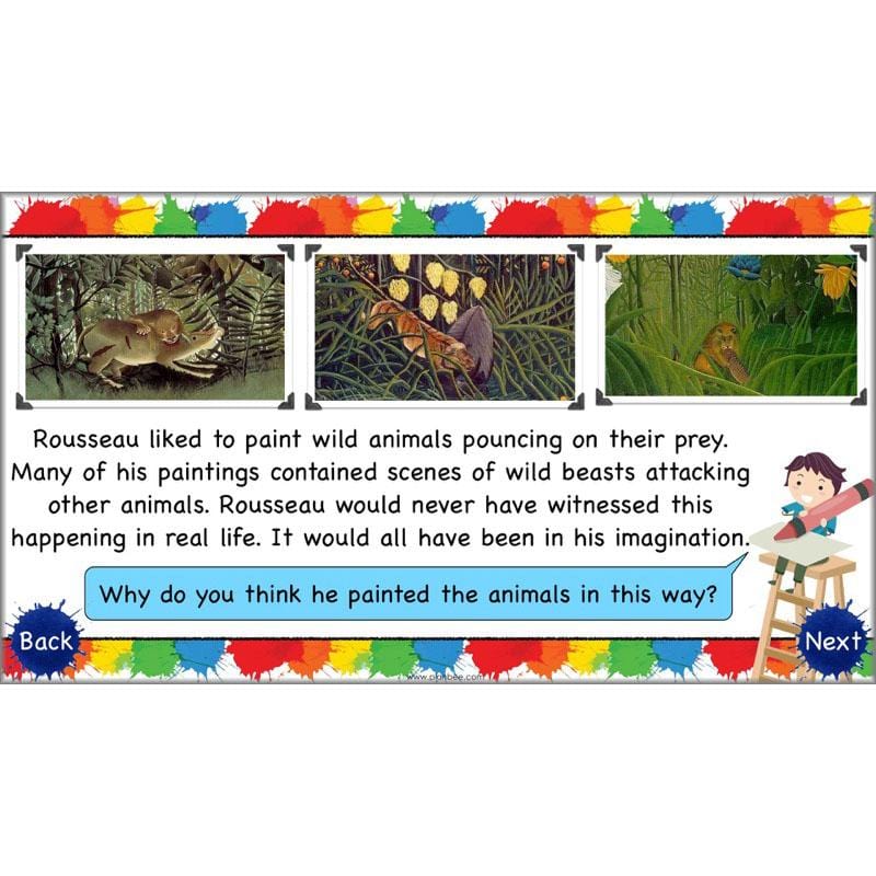 PlanBee Henri Rousseau KS1 Art Lessons created by PlanBee