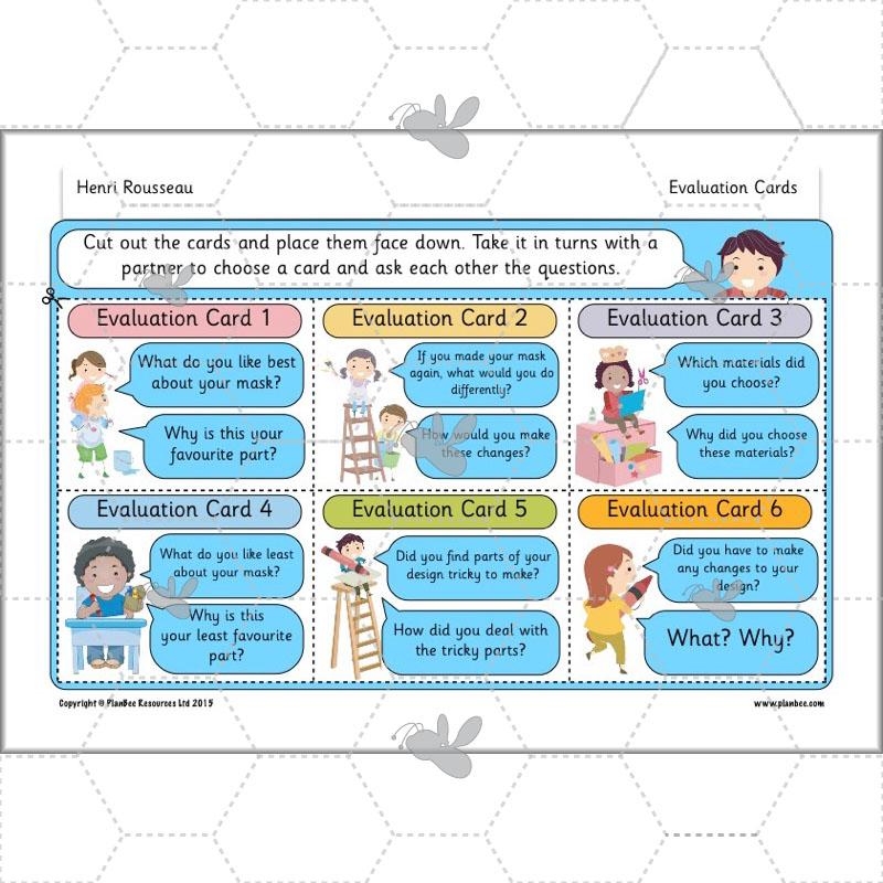 PlanBee Henri Rousseau KS1 Art Lessons created by PlanBee