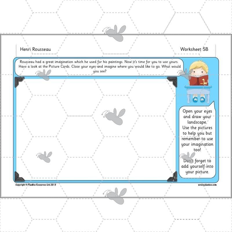 PlanBee Henri Rousseau KS1 Art Lessons created by PlanBee