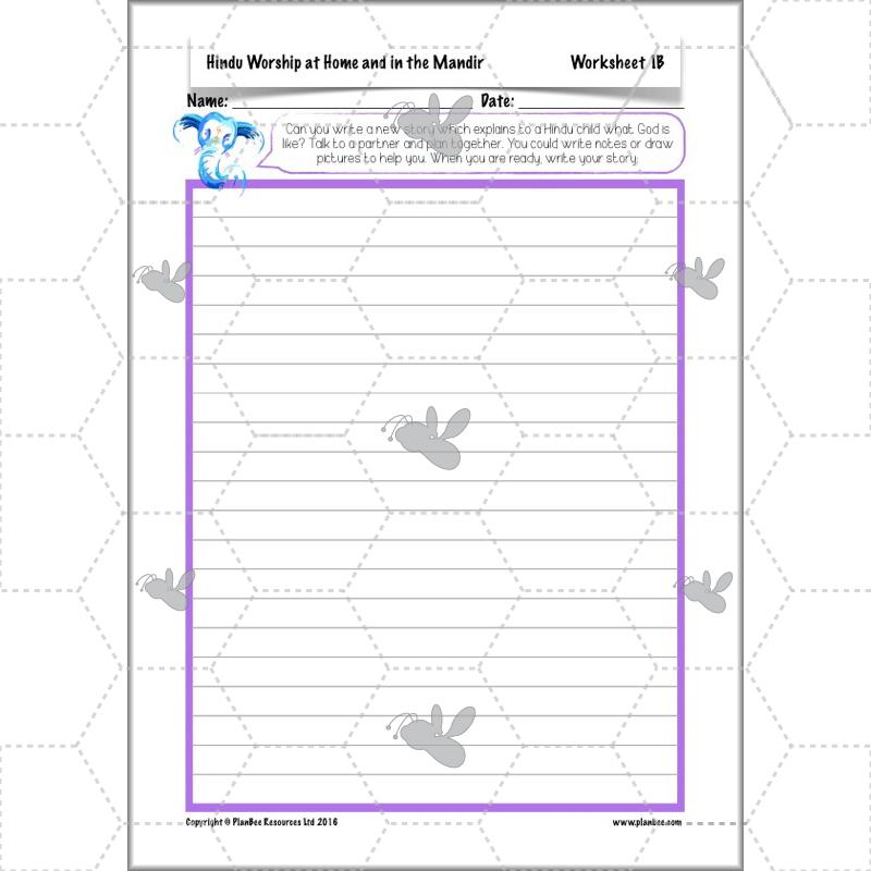 PlanBee Where do Hindus worship? Hindus Home and Mandir KS2 lessons