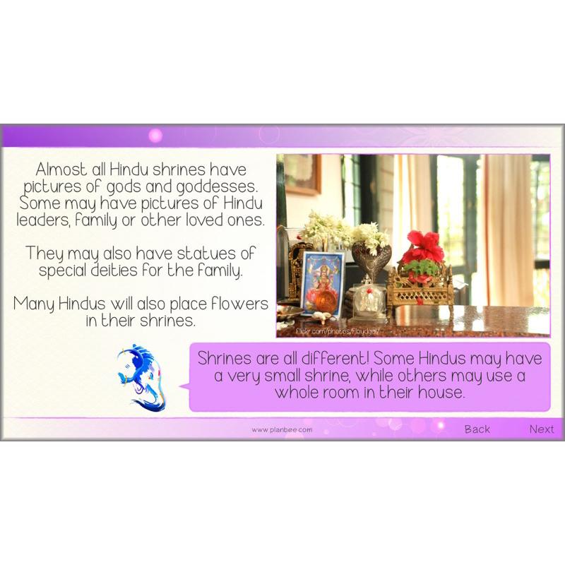 PlanBee Where do Hindus worship? Hindus Home and Mandir KS2 lessons