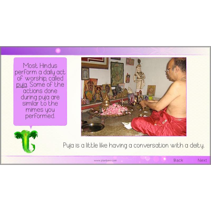 PlanBee Where do Hindus worship? Hindus Home and Mandir KS2 lessons