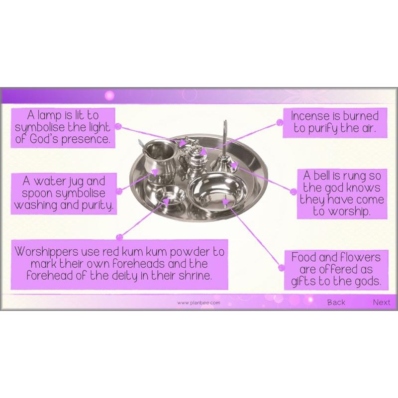 PlanBee Where do Hindus worship? Hindus Home and Mandir KS2 lessons