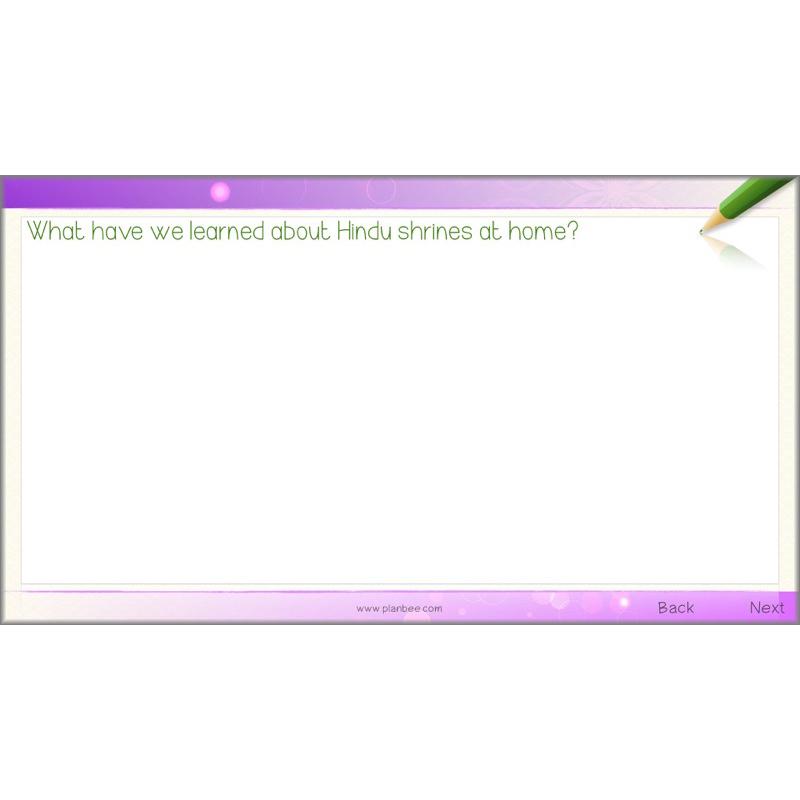 PlanBee Where do Hindus worship? Hindus Home and Mandir KS2 lessons