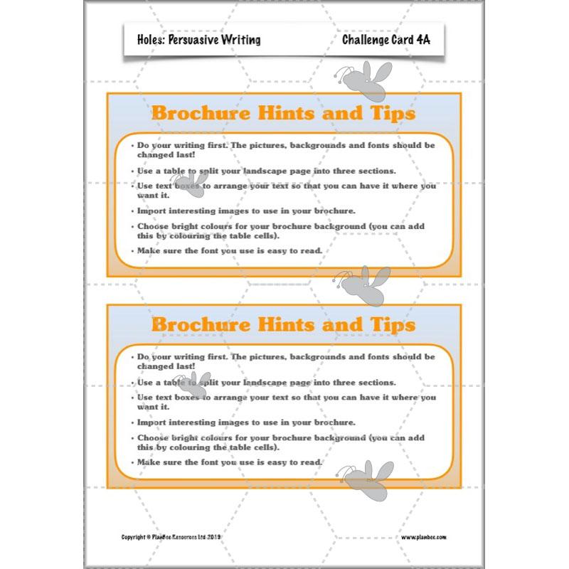 Persuasive Writing KS2 | Holes Planning Year 5 | PlanBee