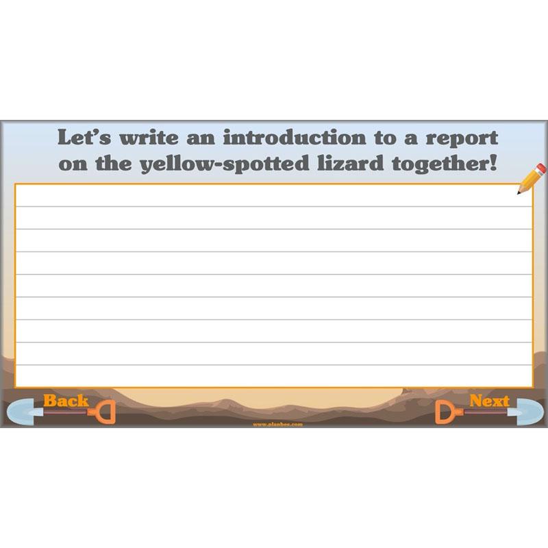 Holes | Non-chronological Reports Year 5 | PlanBee