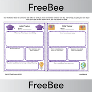 PlanBee FREE Home Learning Tracker by PlanBee
