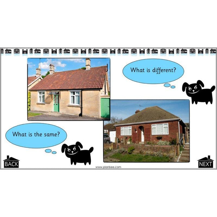 PlanBee Homes in the Past : KS1 History Planning for Year 1