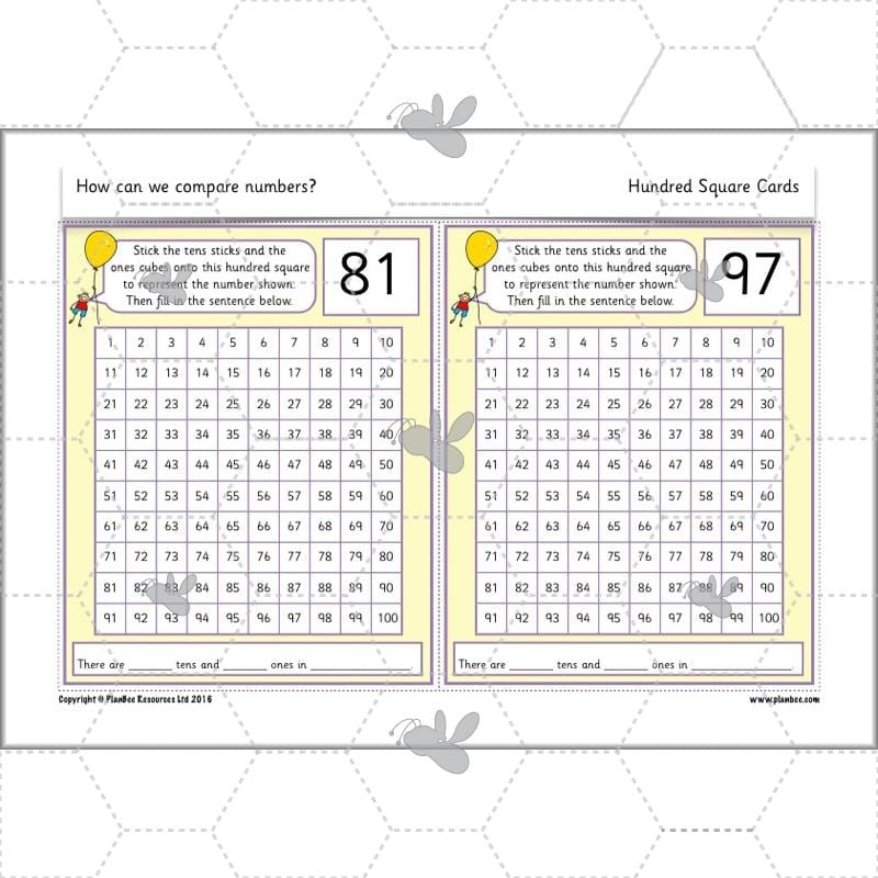 PlanBee How Can We Compare Numbers? Place Value & Number Year 2 Maths Plans