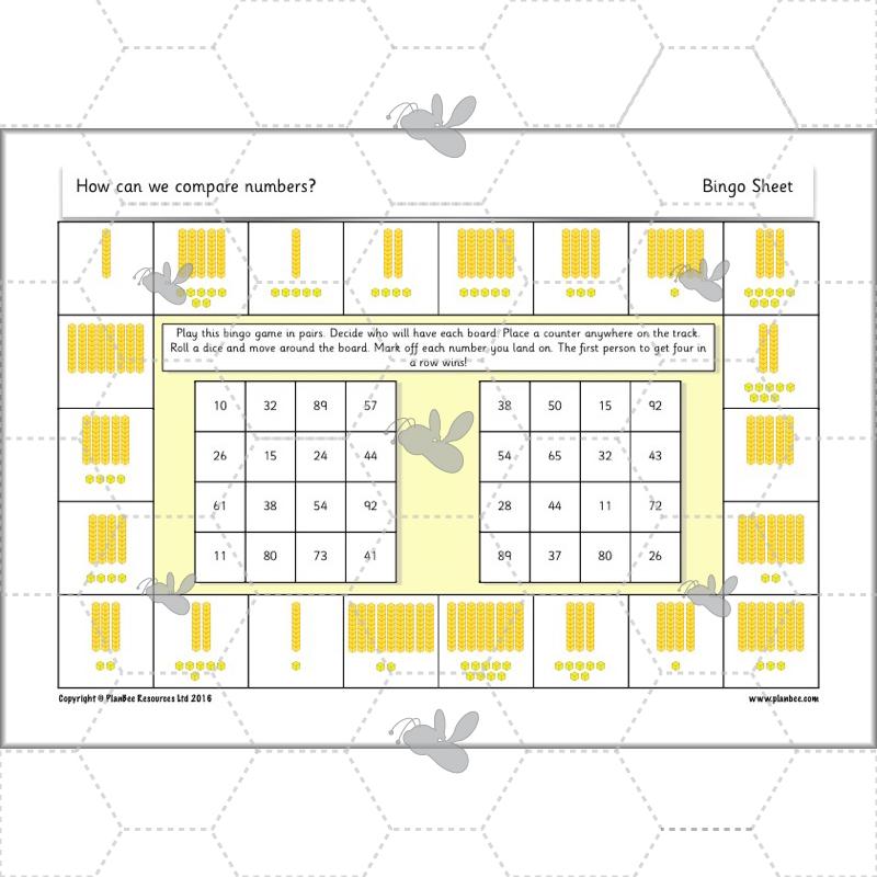 PlanBee How Can We Compare Numbers? Place Value & Number Year 2 Maths Plans