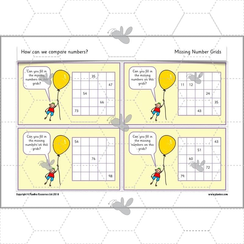 PlanBee How Can We Compare Numbers? Place Value & Number Year 2 Maths Plans