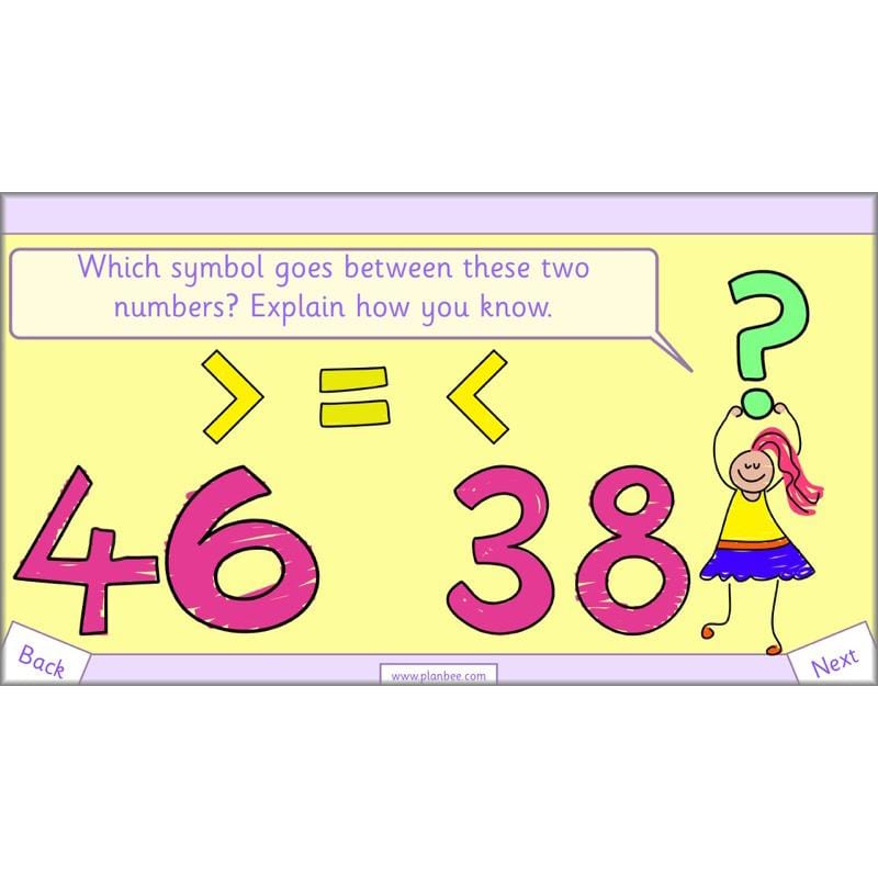 PlanBee How Can We Compare Numbers? Place Value & Number Year 2 Maths Plans