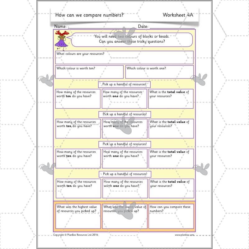 PlanBee How Can We Compare Numbers? Place Value & Number Year 2 Maths Plans