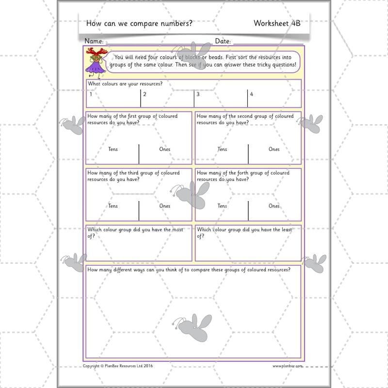 PlanBee How Can We Compare Numbers? Place Value & Number Year 2 Maths Plans