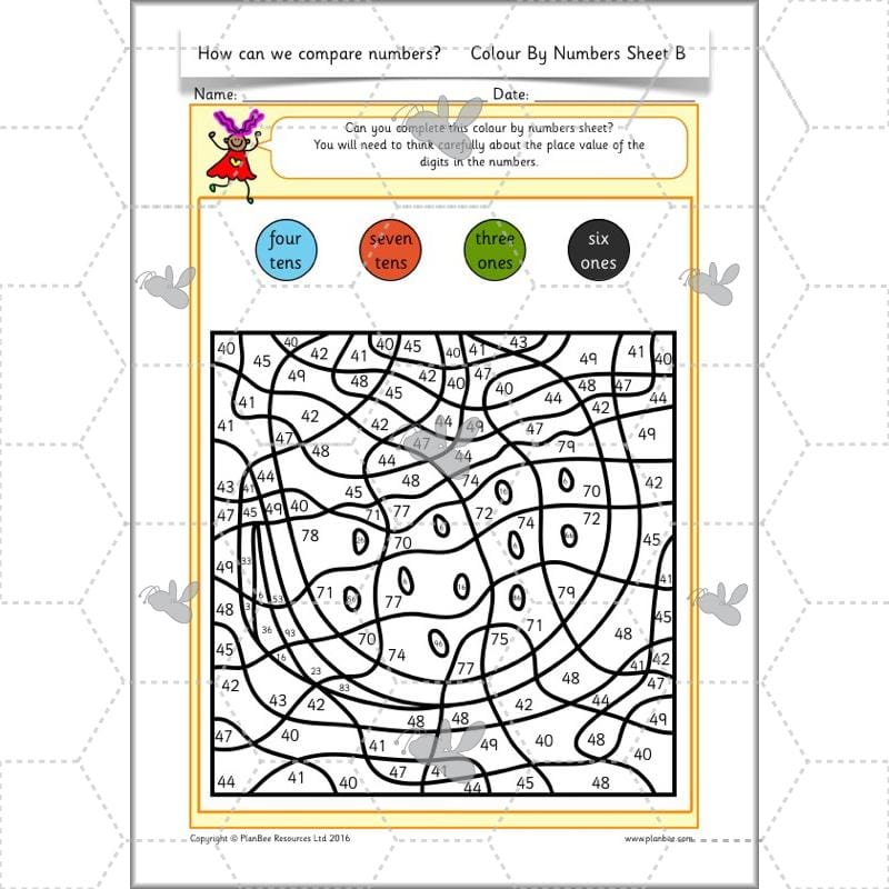 PlanBee How Can We Compare Numbers? Place Value & Number Year 2 Maths Plans