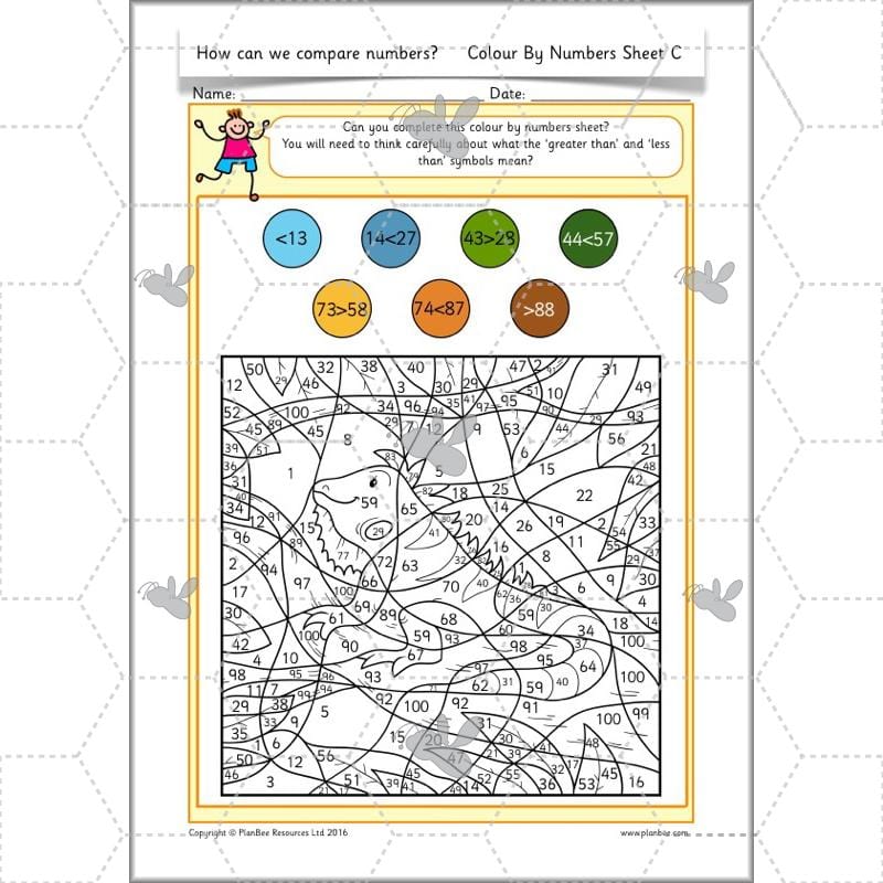 PlanBee How Can We Compare Numbers? Place Value & Number Year 2 Maths Plans