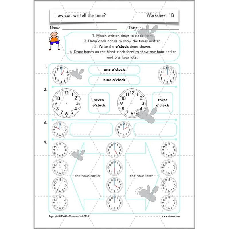 Year 2 Time Lessons KS1 How can we tell the time? — PlanBee
