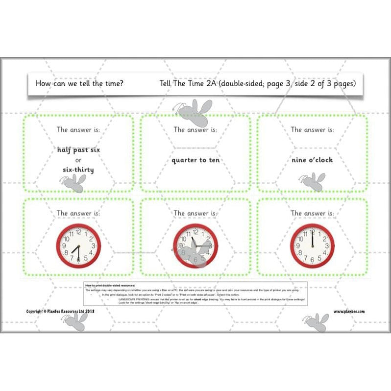 Year 2 Time Lessons KS1 | How can we tell the time? — PlanBee