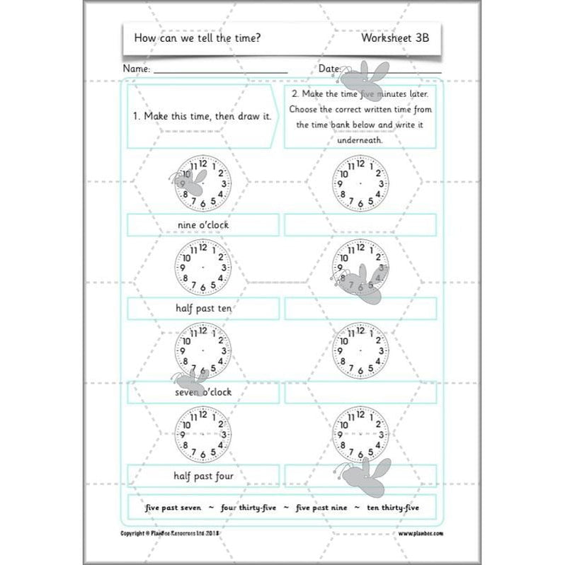 Year 2 Time Lessons KS1 How can we tell the time? — PlanBee