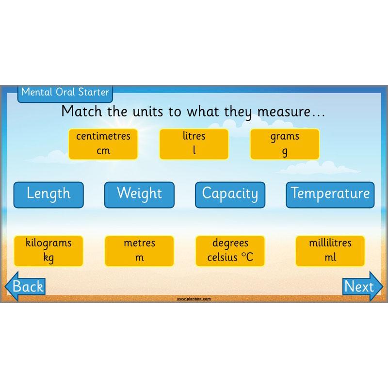PlanBee How hot is it? - Year 2 Maths - Measurement Planning
