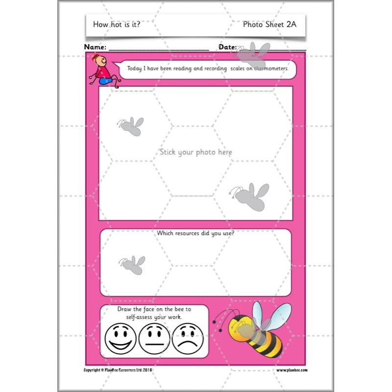 PlanBee How hot is it? - Year 2 Maths - Measurement Planning