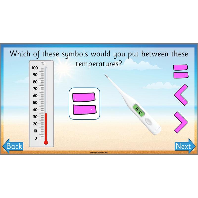 PlanBee How hot is it? - Year 2 Maths - Measurement Planning
