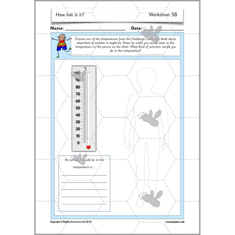 PlanBee How hot is it? - Year 2 Maths - Measurement Planning