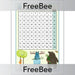 PlanBee Free Printable Hundred Square Grid PDFs by PlanBee