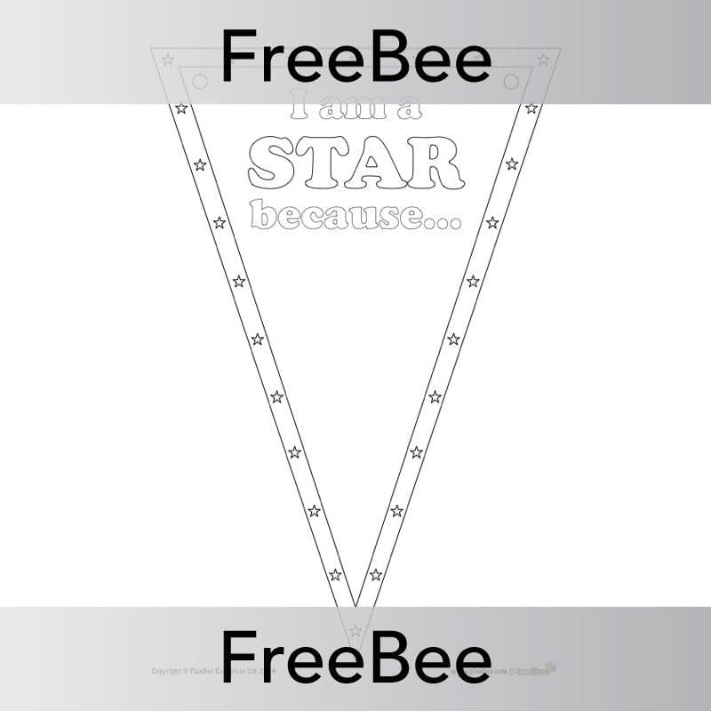 PlanBee Free Affirmative Bunting Display | Primary Classroom
