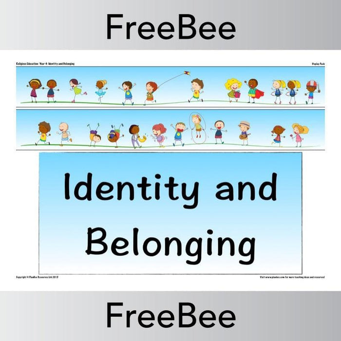 PlanBee Identity and Belonging | Display Pack | PlanBee FreeBees