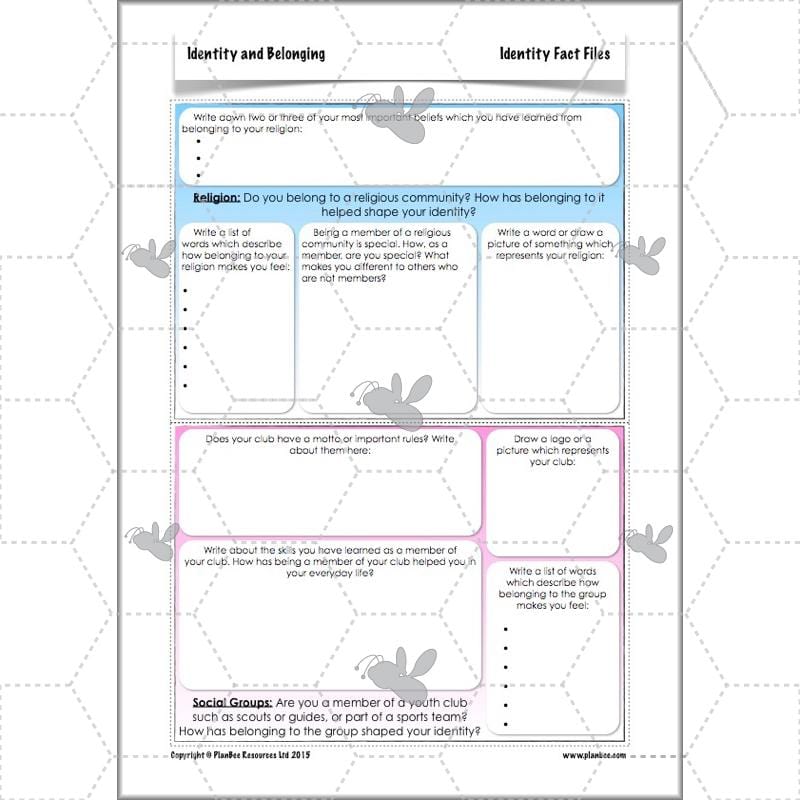 PlanBee Identity and Belonging Year 4 KS2 RE Lesson Pack by PlanBee
