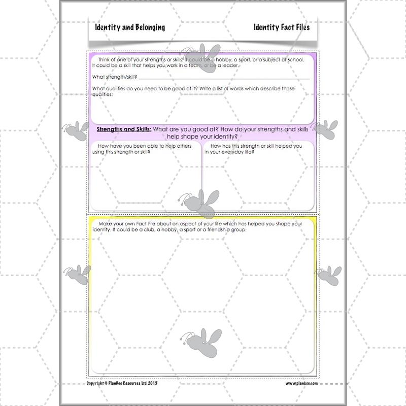 PlanBee Identity and Belonging Year 4 KS2 RE Lesson Pack by PlanBee