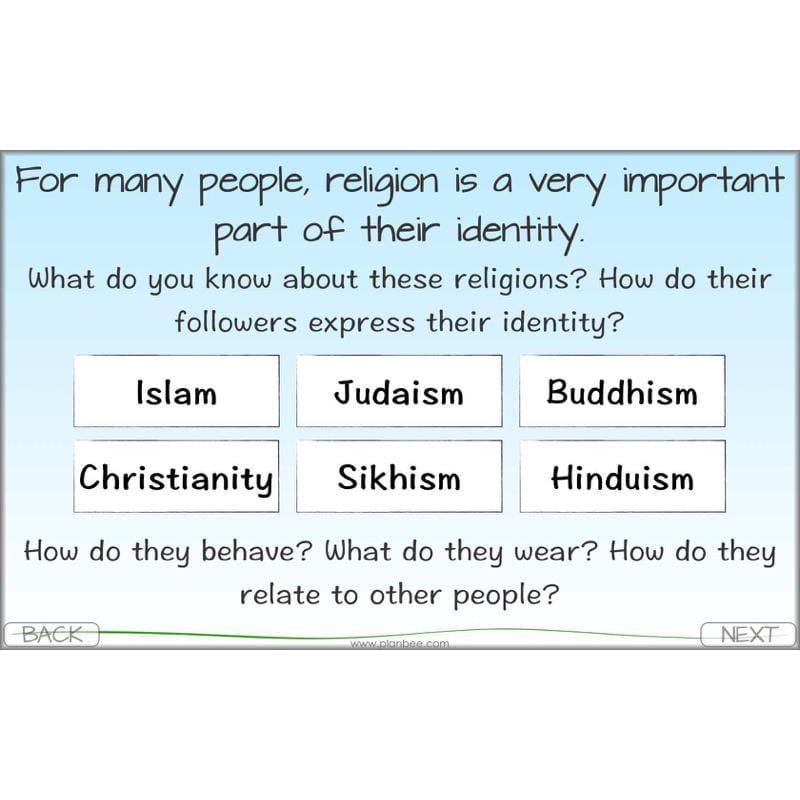 PlanBee Identity and Belonging Year 4 KS2 RE Lesson Pack by PlanBee