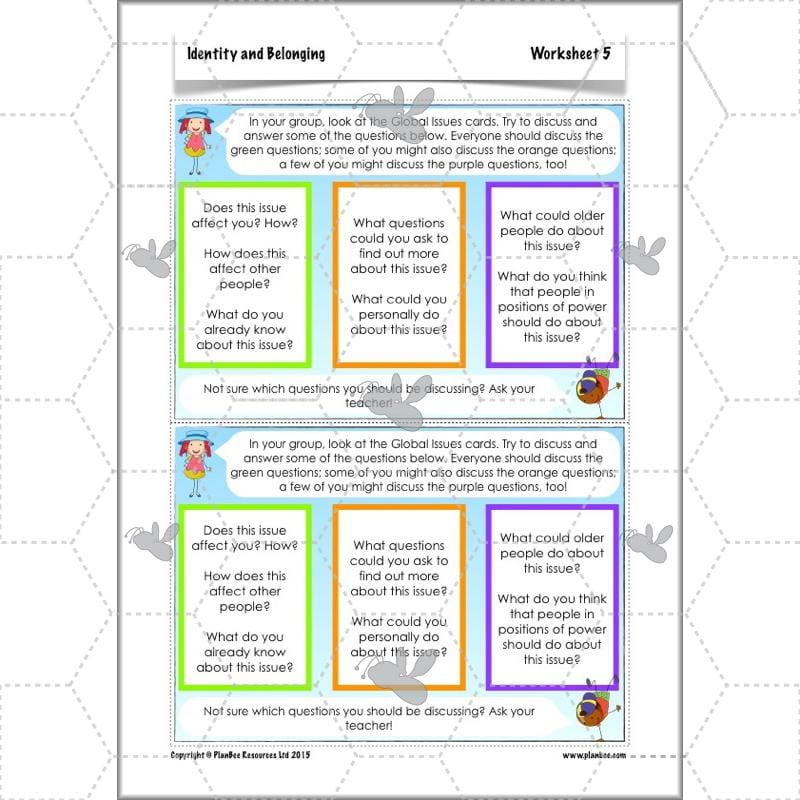 PlanBee Identity and Belonging Year 4 KS2 RE Lesson Pack by PlanBee