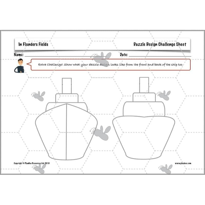 PlanBee WW1 Art Ideas KS2 In Flanders Fields Art Lessons by PlanBee