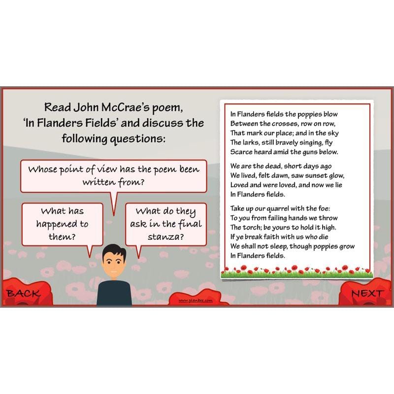 PlanBee WW1 Art Ideas KS2 In Flanders Fields Art Lessons by PlanBee