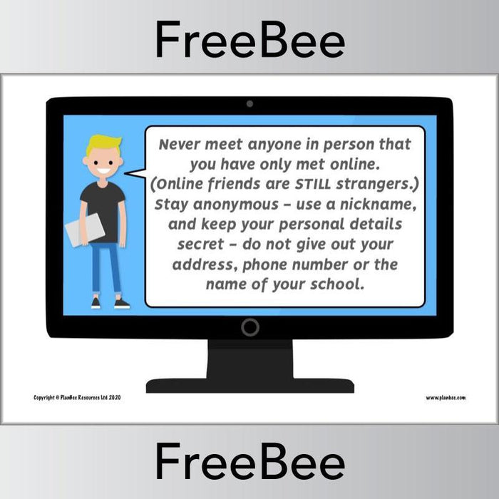 PlanBee Internet Safety Posters for KS2 by PlanBee