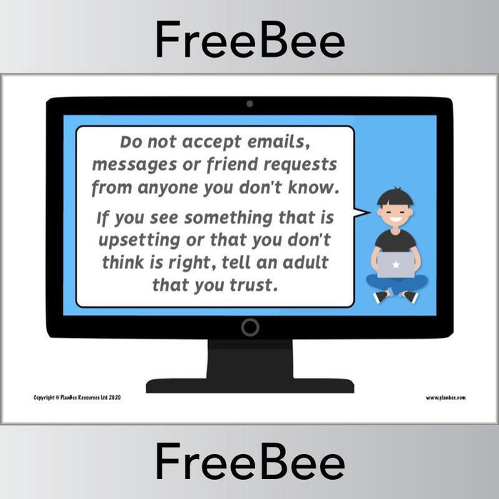 PlanBee Internet Safety Posters for KS2 by PlanBee