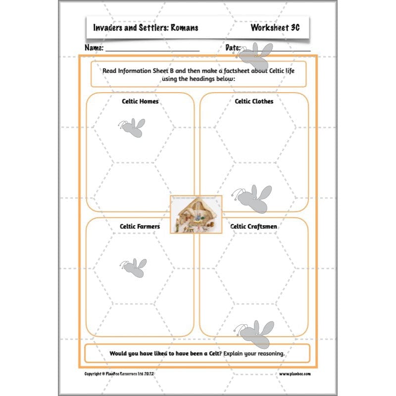 PlanBee Roman Invasion of Britain KS2 Invaders and Settlers | PlanBee