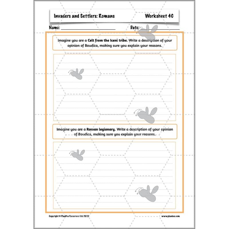 PlanBee Roman Invasion of Britain KS2 Invaders and Settlers | PlanBee